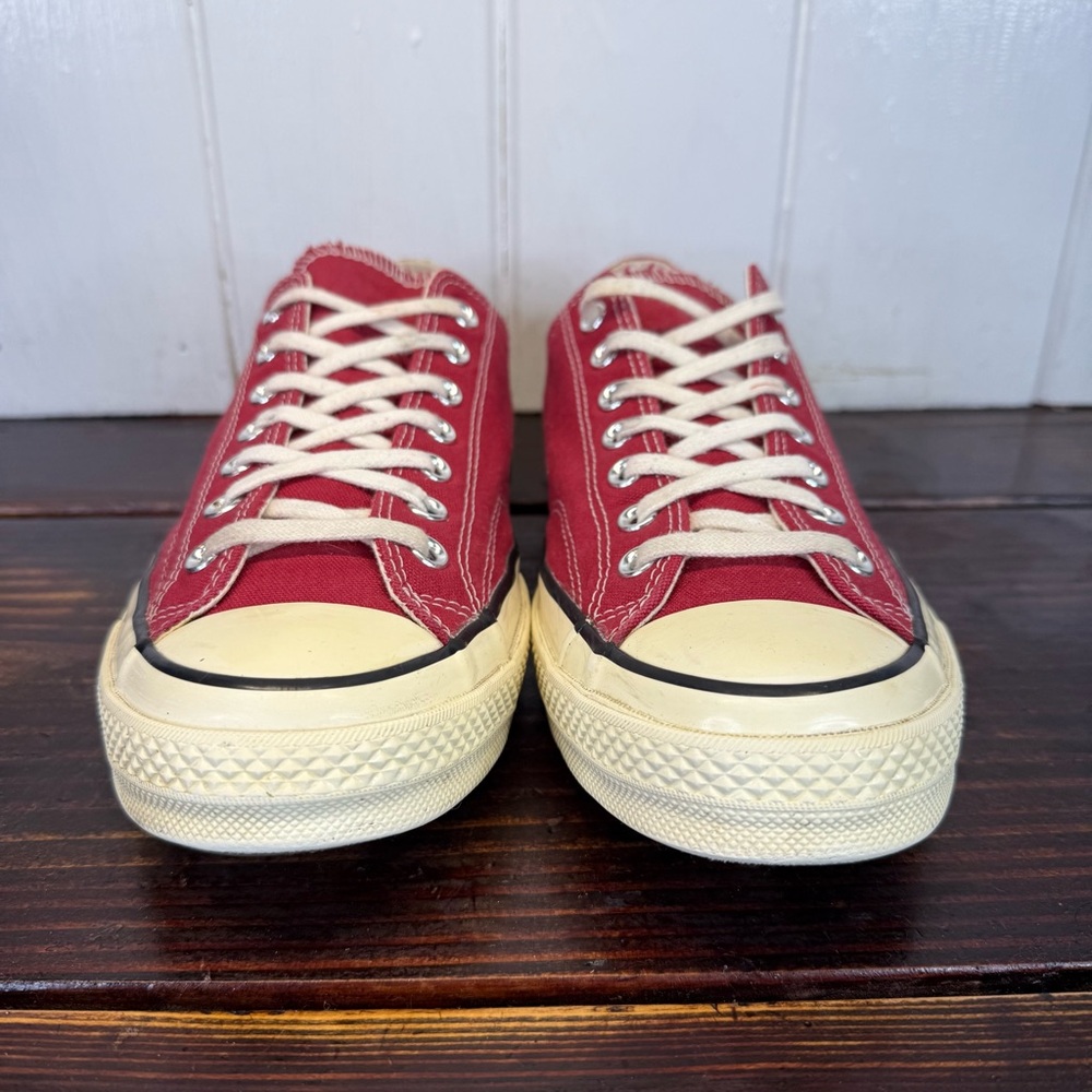 Converse Chuck Taylor All Star Low-Top Sneakers – Red – Men’s 10.5 - Picture 4 of 9